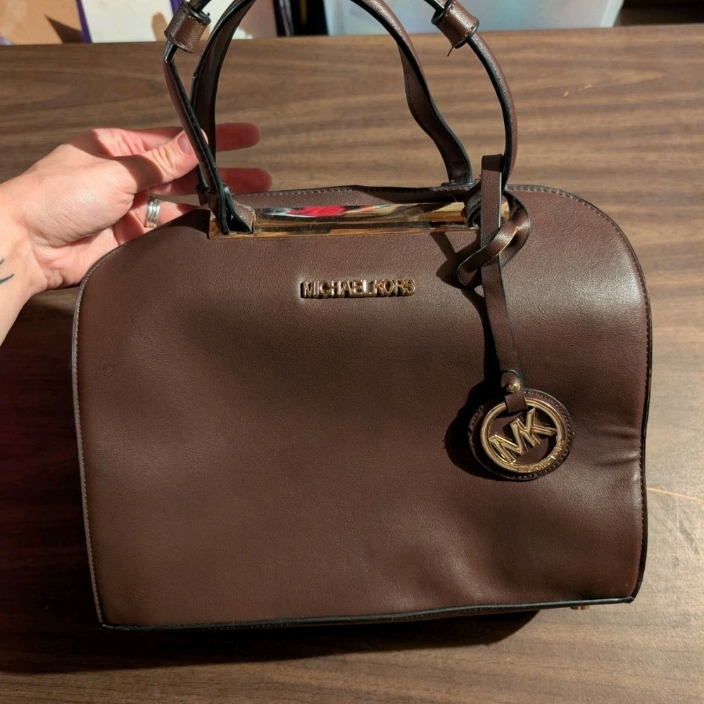 Michael Kors Dark Brown Satchel